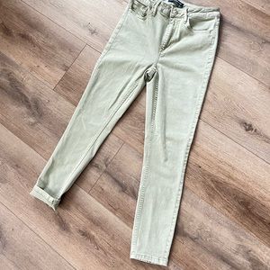 Olive green Calvin Klein skinny pants